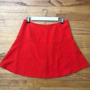 Kensie Deep Orange Skirt